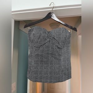 Vintage White House black market bustier.